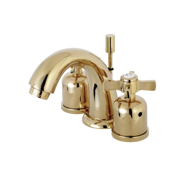 KB8912ZX Millennium Widespread Bathroom Faucet, Polished Brass